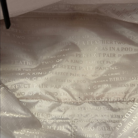 Kate Spade Bride "I Do, I Did" Canvas Tote Custom Wedding Storybook lining - Picture 5 of 6